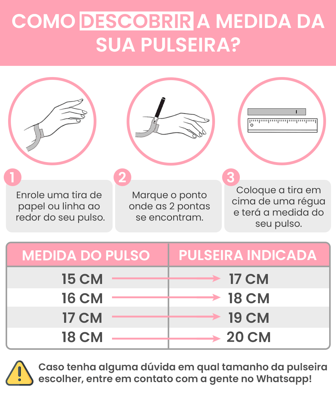 Pulseira de Berloque Fecho Trevo da Sorte com Brilhantes - Semi Rígida